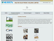 Tablet Screenshot of onlitex.com